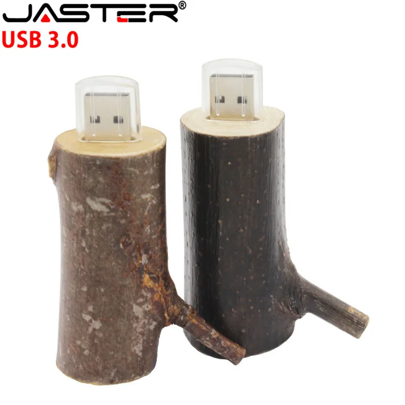 

JASTER USB 3.0 novetly usb flash drive natural Wooden model tree branch memory stick pendrive 4GB 8GB 16GB 32GB thumb drive