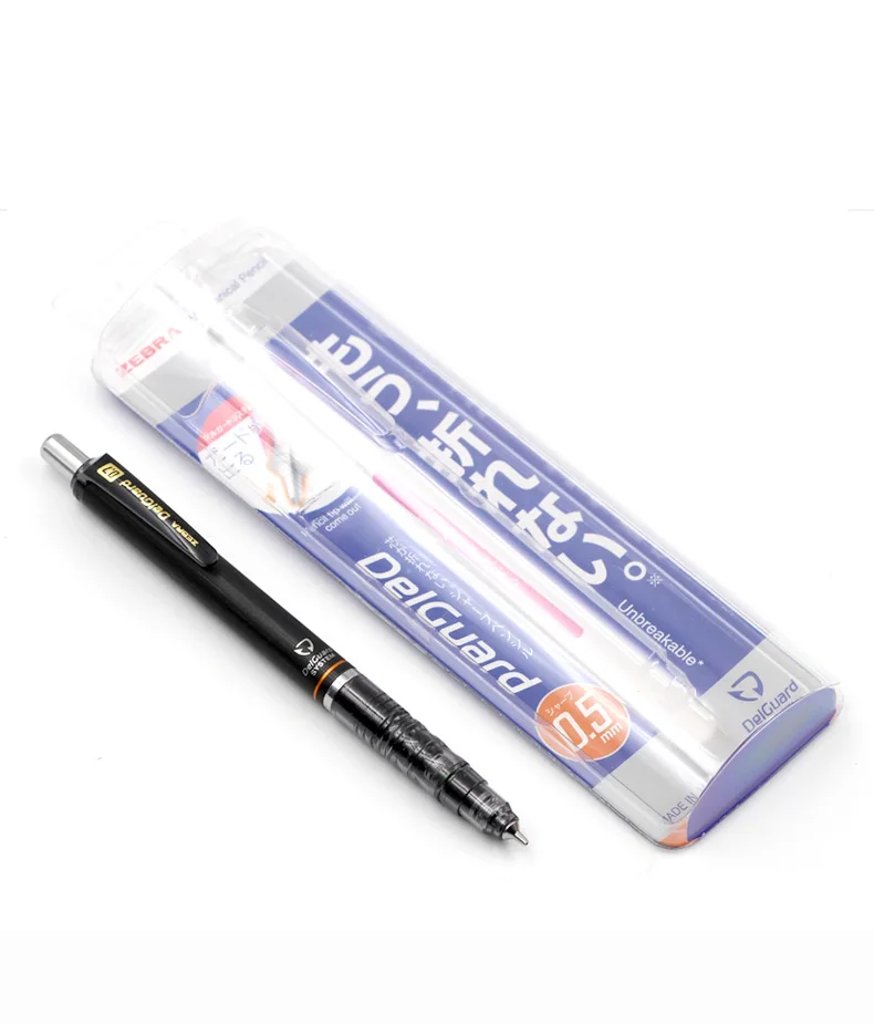 Zebra Delguard MA85 Mechanical Pencil Lead Unbreakable Mechanical Pencil Black Color