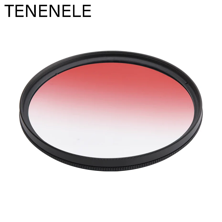 TENENELE Gradient Color Camera Filter Set 49 52 55 58 62 67 72 77 82 mm Lens Filters Kit For Nikon Sony Canon Pentax DLSR Camera