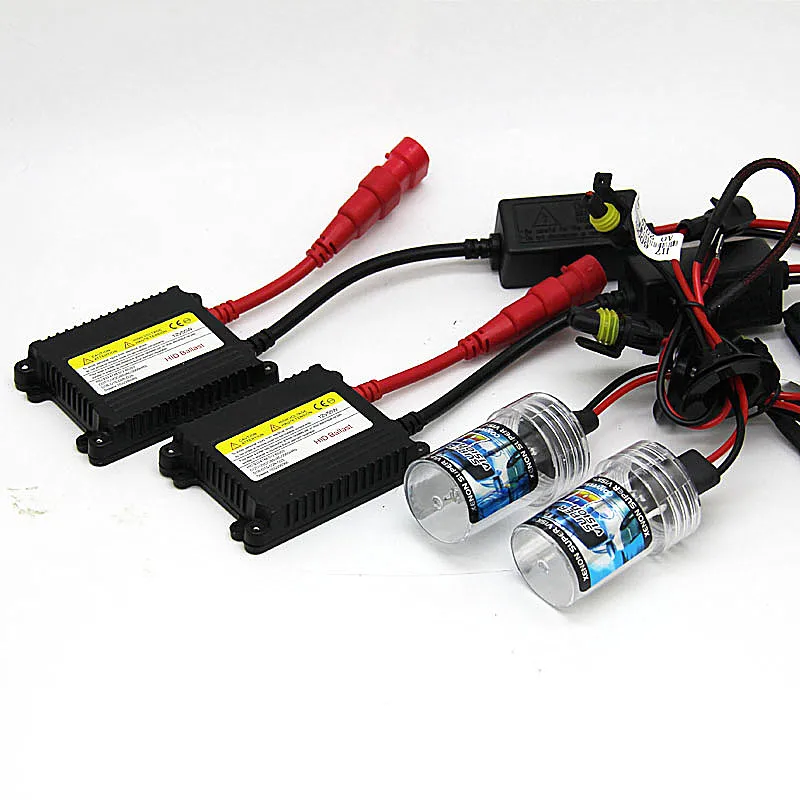 H7 DC 55W Ballast kit HID Xenon Headlight bulb 12V H1 H3 H11 880 9005 9006 H4 hid kit 4300k 6000k 8000k Replace Halogen Lamp