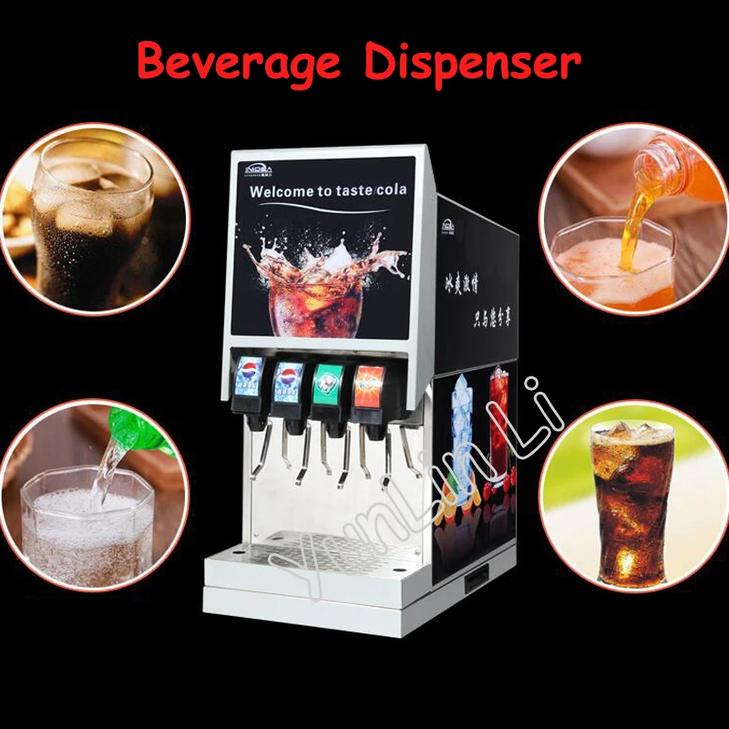 Cola Beverage Dispenser Vending Machines Carbonated Beverage Machine Commercial 4 Valve Adjustment Machine