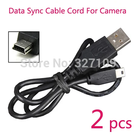 

2PCS USB Data Sync Cable Cord For Canon PowerShot SX240 HS / PowerShot SX260 HS