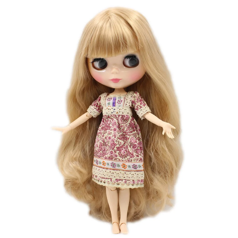 

ICY DBS Blyth doll Nude joint body 1/6 30cm bjd Azone body natural skin golden orange mix hair girls gift DIY No.3227/2240