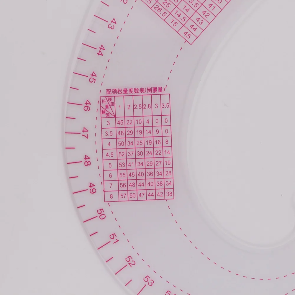 Multifunctional Curve Ruler Tailor Ruler Tailoring Cutting Template Foot Costume Design Neckline Armhole Curve Rulers;  #3250