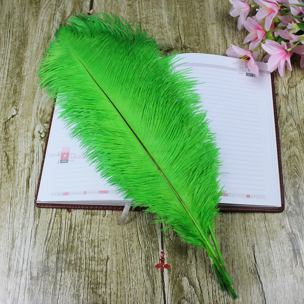 Wholesale Green Ostrich Feathers 15-75CM 6-30 Inch DIY Carnival Decor Party Wedding Decorations Natural Ostrich Feather plumes