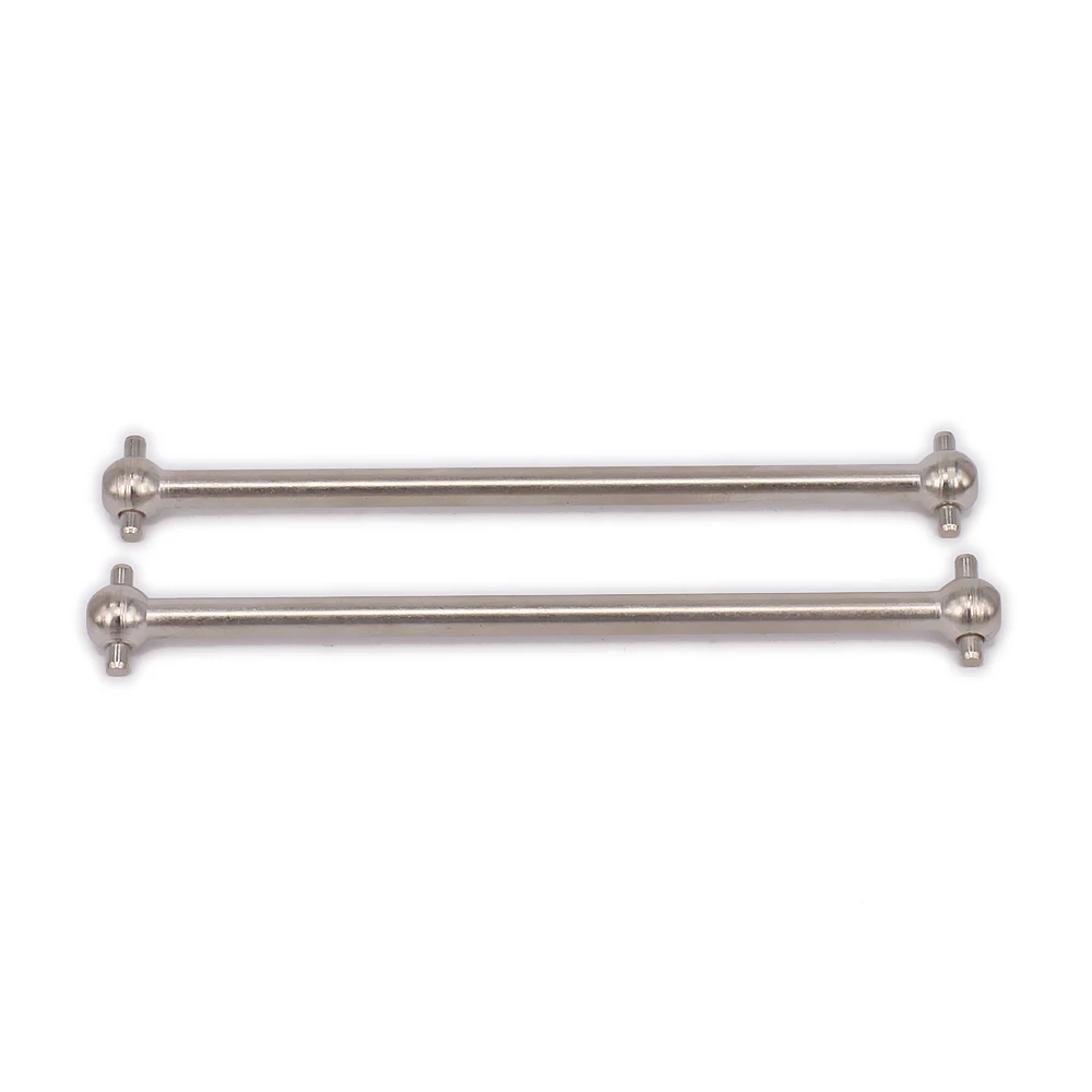 RCAWD 77MM Iron/Silver Steel Universal driven Shaft  Dogbone For 1/10 RC Hobby Model Car HPI HSP Axial Himoto Redcat Toy