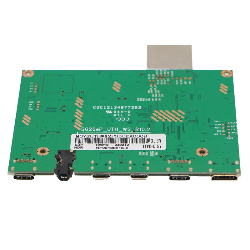 タイプ C + 2 ミニ USB + ミニ HDMI + オーディオ 2 18K 液晶 controlador 用 13.3" LQ133T1JW01 NV133QHM-A51 EDP 40Pin 2560 × 1440