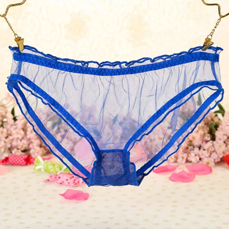 New Girl Women Underwear Lace Sexy Panties Transparent Tanga Thong Panty Calcinhas Women\'s Briefs Cute Seamless Panties Children