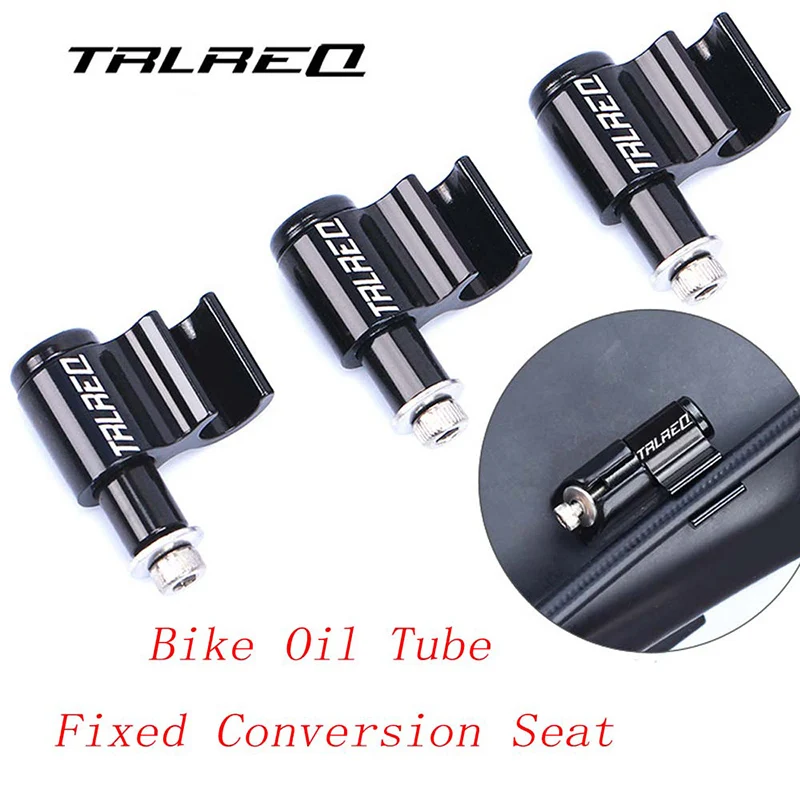 6pcs Bicycle Oil Tube Fixed Conversion Seat Bike Frame Over Line Device Wire Trap Adapter Seat Clip for Derailleur/Brake