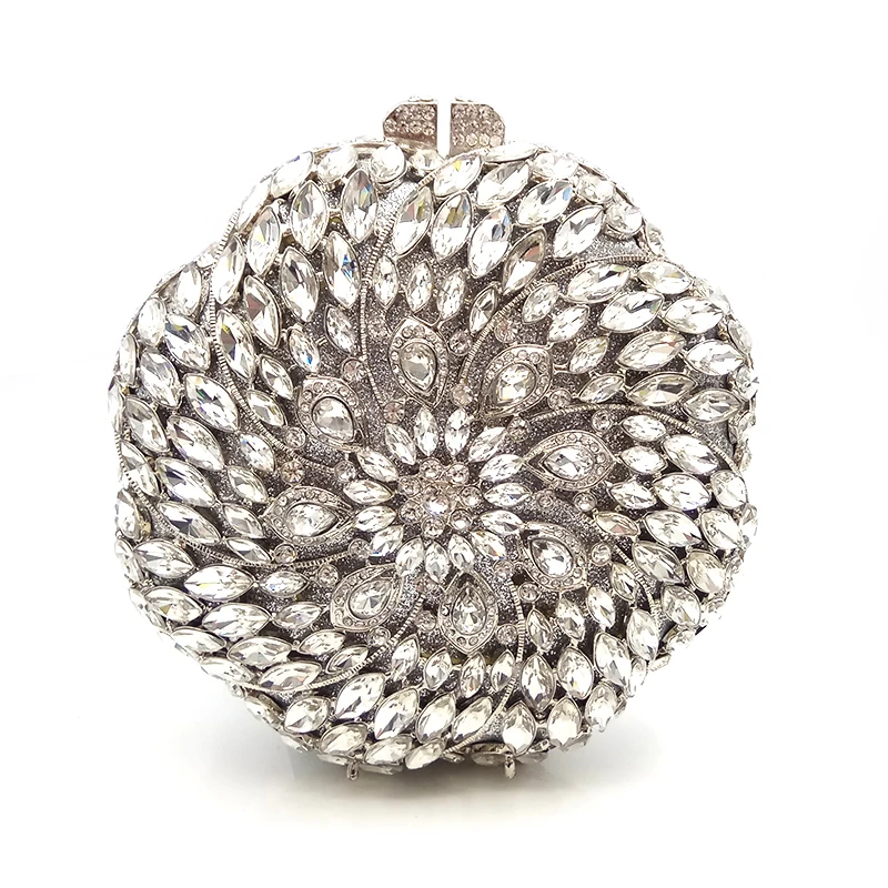 

Ladies best quality handbag Bridal wedding party purse women evening party bag diamond luxury clutches elegant crystal purse