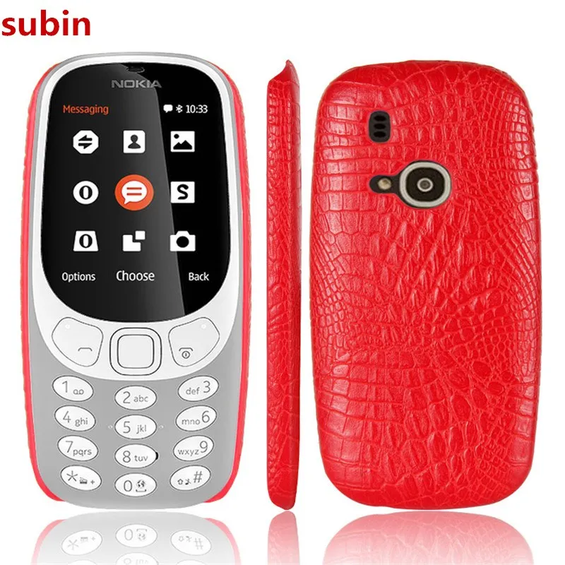 New arrival For Nokia 3310 2017 Case 2.4nch Luxury PU Leather Crocodile Skin Cover For Nokia 3310 (2017) Phone Bag Cases