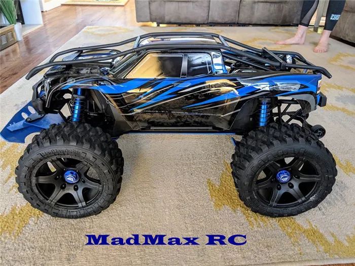Dado adattatore in lega a ruota larga per pneumatici con impugnatura impermeabile leggera MadMax per Monster Truck 1/5 Traxxas X-maxx