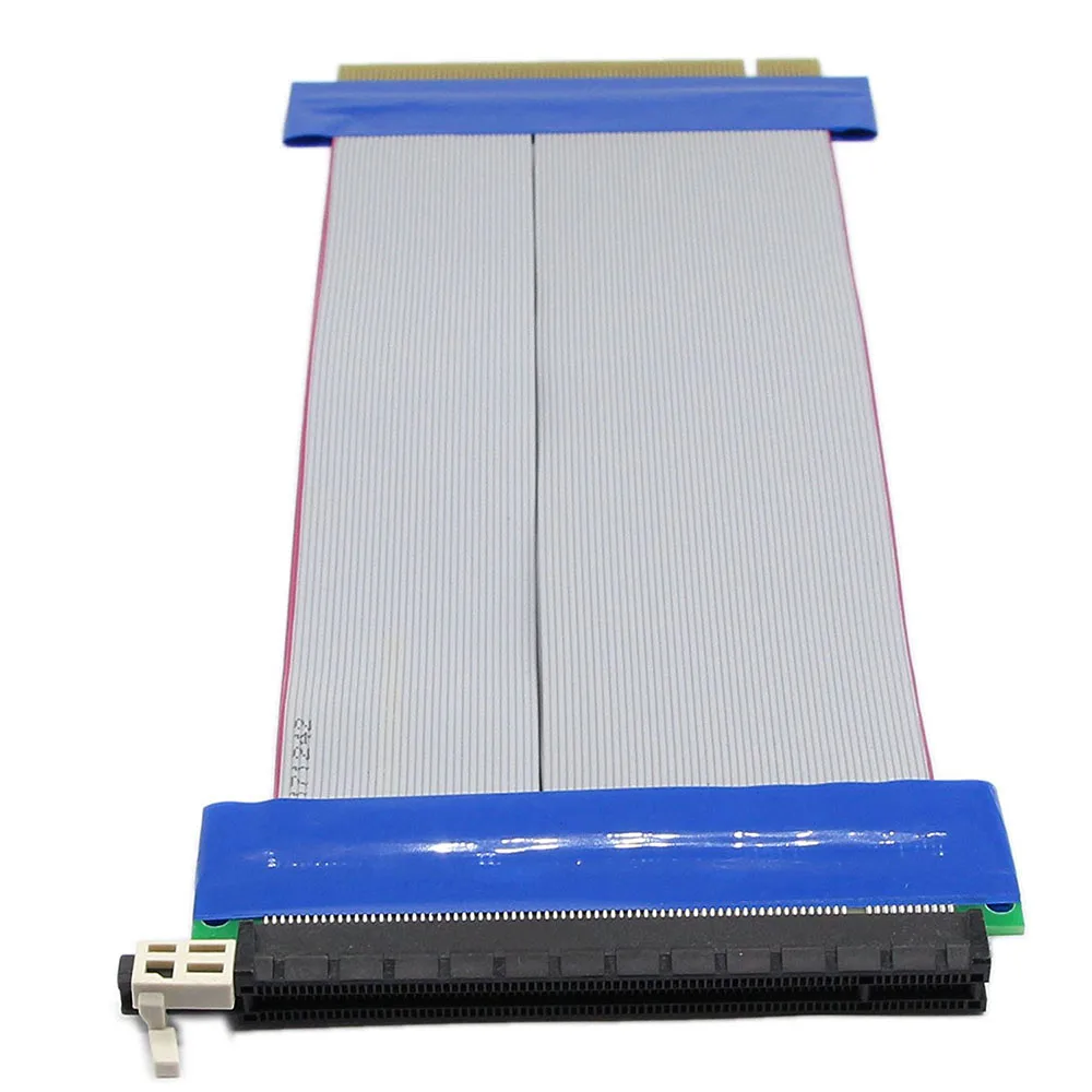 PCI-E PCI Express 16X Riser Card Extender Flex Flexible Extension Cable for 1U 2U Small Case