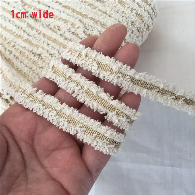 5Yds variety of exquisite fringed lace Beige color clothing coat side cuffs skirt pants lace accessories Z1492