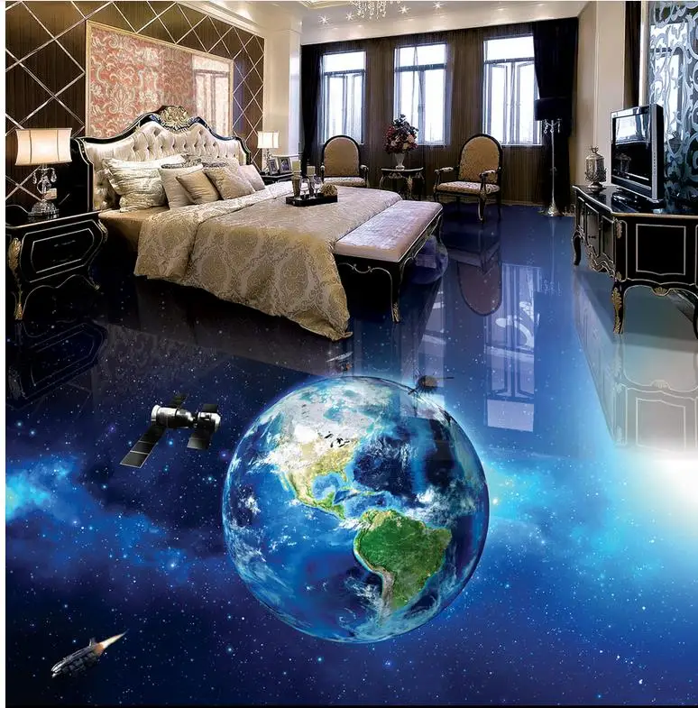 

Custom 3D floor wallpaper 3d waterproof floor Custom Photo self-adhesive 3D floor Home Decoration