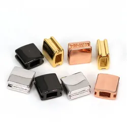 Rectangle squares beads for Adjustable Sliding Knot Closure bracelet cooper based space beads bracelet Hand Chain