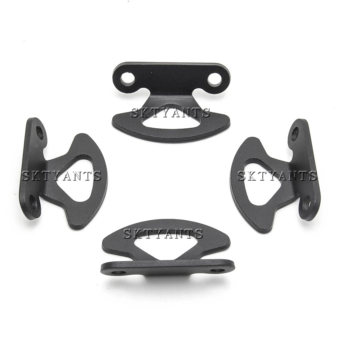 4Pcs/Set  Tie Down Bed Hooks Cleat Standard Interface Plate for Ford F-150 2000-2015 Explorer Sport