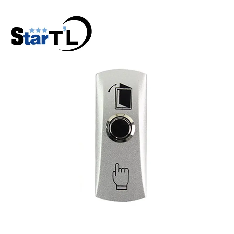 

Metal exit switch button for access control system slim size No/com Door Exit Button For Access Control