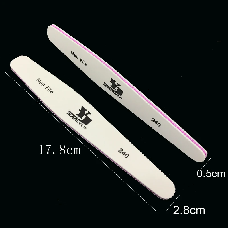 20/50 Pcs/Lot Drop Styling Nail Files UV Gel Nail Polish Remover Lixa Nails Buffer File Pedicure Tools Products For Manicure Set