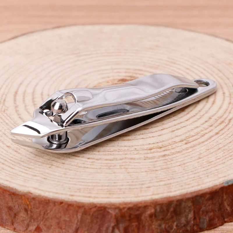 Stainless Steel Finger Toe Nail Trimmer Clippers Manicure Tool Oblique Nail Scissors