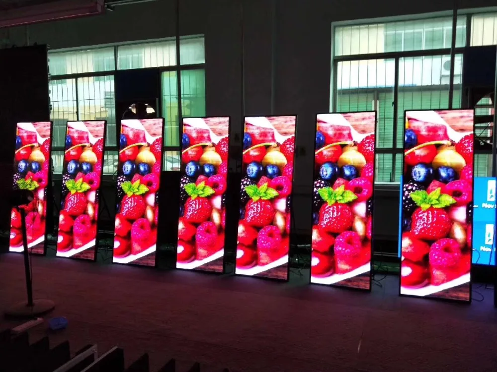 P2.5 Indoor LED Advertising Machine Store poster Screen Led Wall Player pubblicità Display Cabinet P2 P2.5 P3