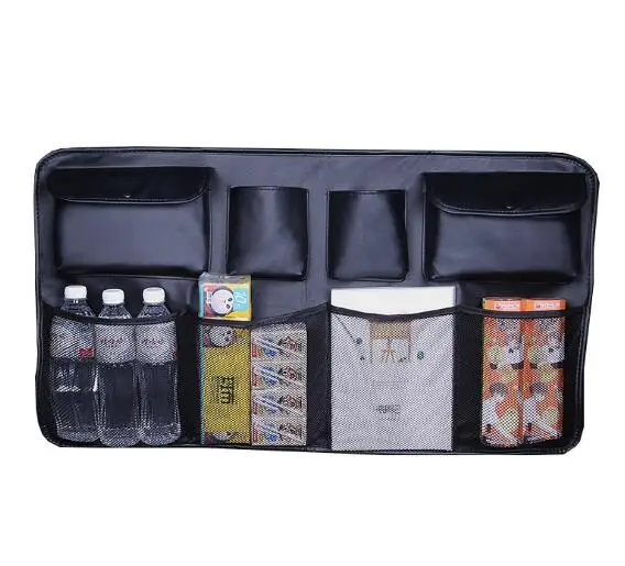 Car Trunk Organizer Adjustable Backseat Storage Bag High Capacity Multi-use Oxford Automobile Seat Back Organizers Universal