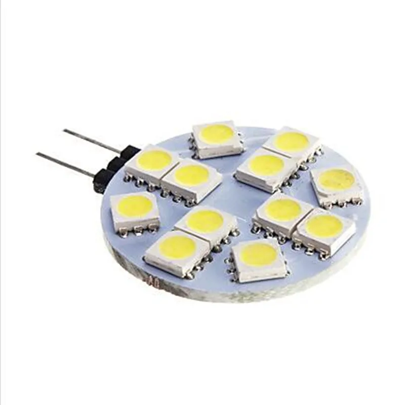 G4 LED lampa cibule DC12V 1W/2W/3W/4W warm/cold bílá 5050SMD 6/9/12/24leds lustr lehký