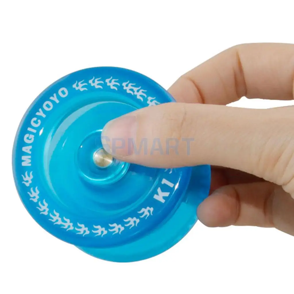 MAGICYOYO Responsive YoYo Ball Professional K1 Yoyo w/ Strings for beginner advanced users (Crystal Blue)