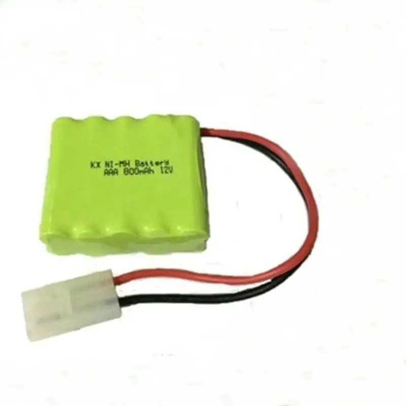 Brown 12V 7 NiMH battery charger battery 800MAH NI-MH 12V AAA Rechargeable Li-ion Cell