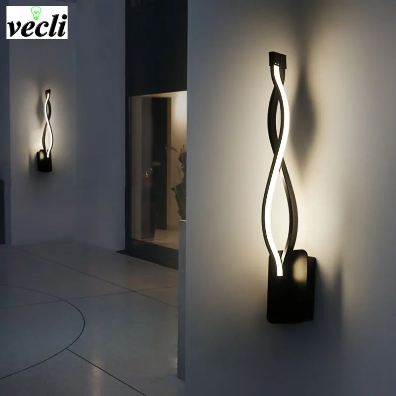 LED Wall Lamp Modern Bedroom Beside Reading Wall Light Indoor Living Room Corridor Hotel Room Lighting Wall Sconce Decoration