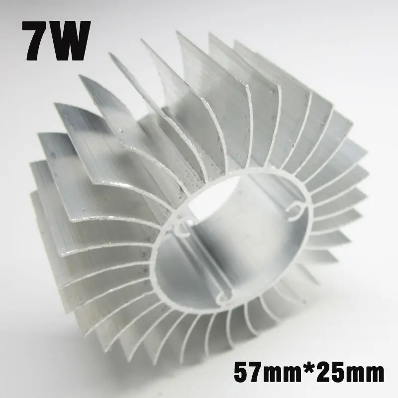 Enfriador de radiador LED PCB, disipador de calor de perfil de aluminio para lámpara de bombilla LED de alta potencia de 1W-50W, accesorios de