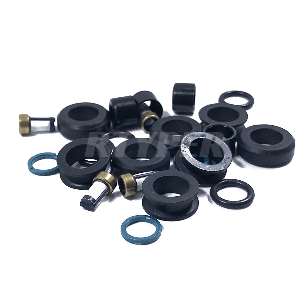4 Sets Injector Repair Kits Micro Filter Oring Plastic Gasket Pintle Cap 01305 For Toyota Corolla Matrix Suzuki Swift MZ