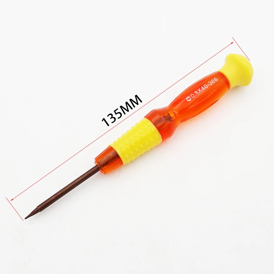 

4 x 135mm Transparent Red S2 Steel Magnetic Screwdriver 0.8Pentalobe Phillips 2.0 Straight T4 T5 T6) 1200pcs /LOT