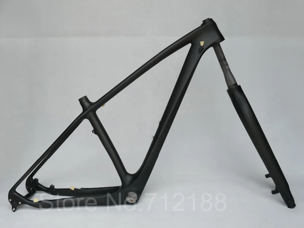 29er Carbon Matt / Glossy Mountain Bike Frame Fork BSA / BB30 -  17