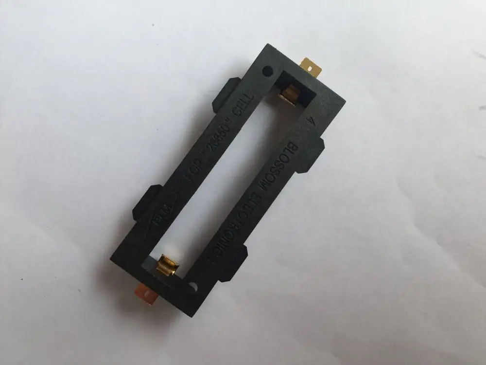 고품질 1X26650 배터리 홀더 SMD 청동 핀 26650 배터리 저장 상자, 1 개, 몫,