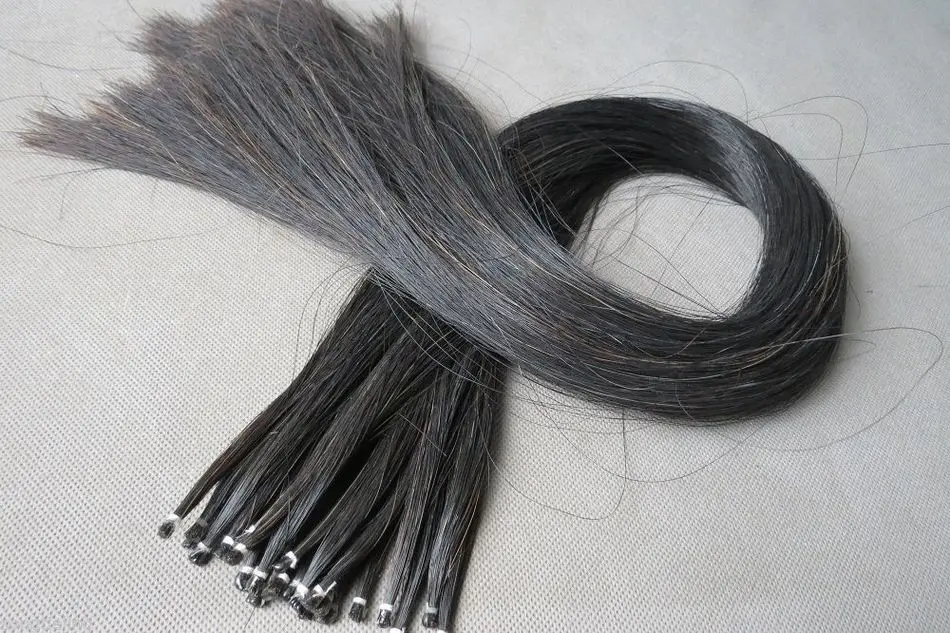 

40 hanks black Horse Tail Hair Violin Bow hair Mongolian Horse hair 80-85cm