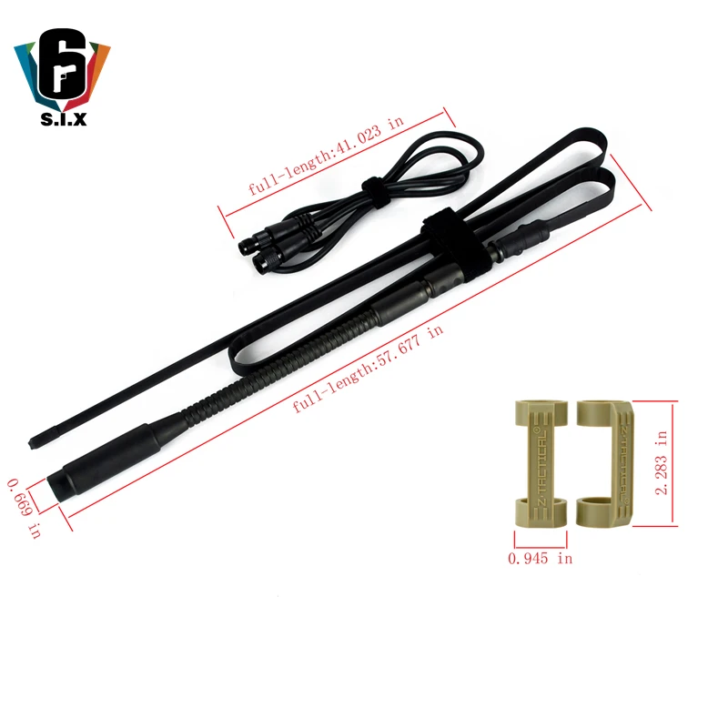 Tactical AN PRC 148 PRC 152 Dummy Radio Antenna Package