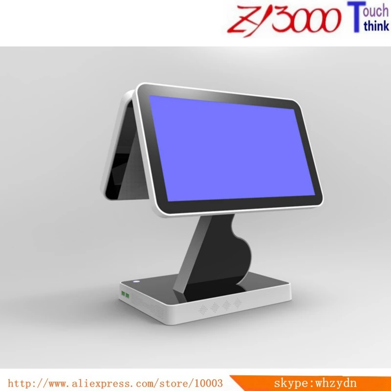 new stock 15.6 inch double screen pos system