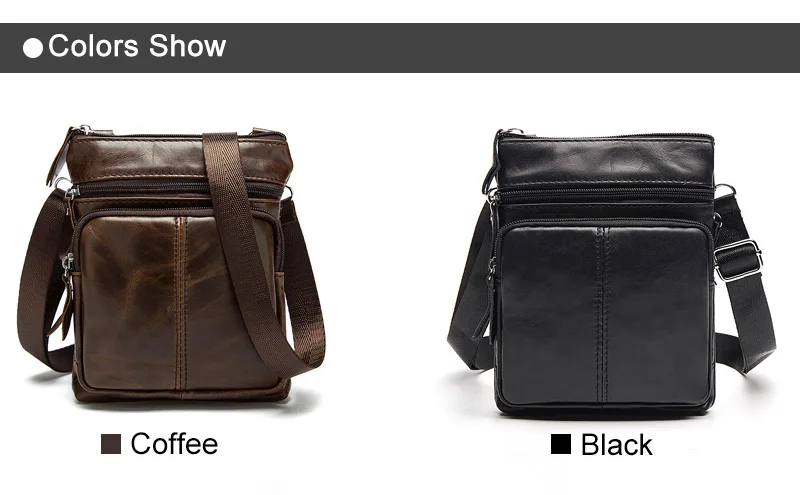Vintage Cross Body Umhängetasche Für Männer Schulter Echtes Leder Tasche Messenger Handtasche Aktentasche Männlich Schwarz Sac EIN Haupt Bolsas 2020 – Detail 3