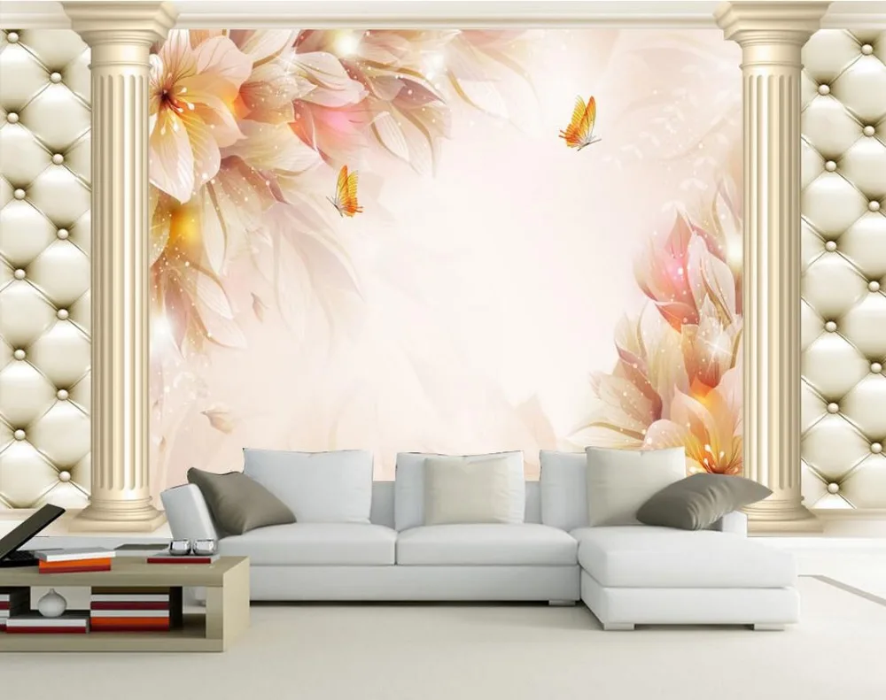 

3d wall murals wallpaper marble pillar non woven custom 3d wallpaper murals stereoscopic 3d wallpaper