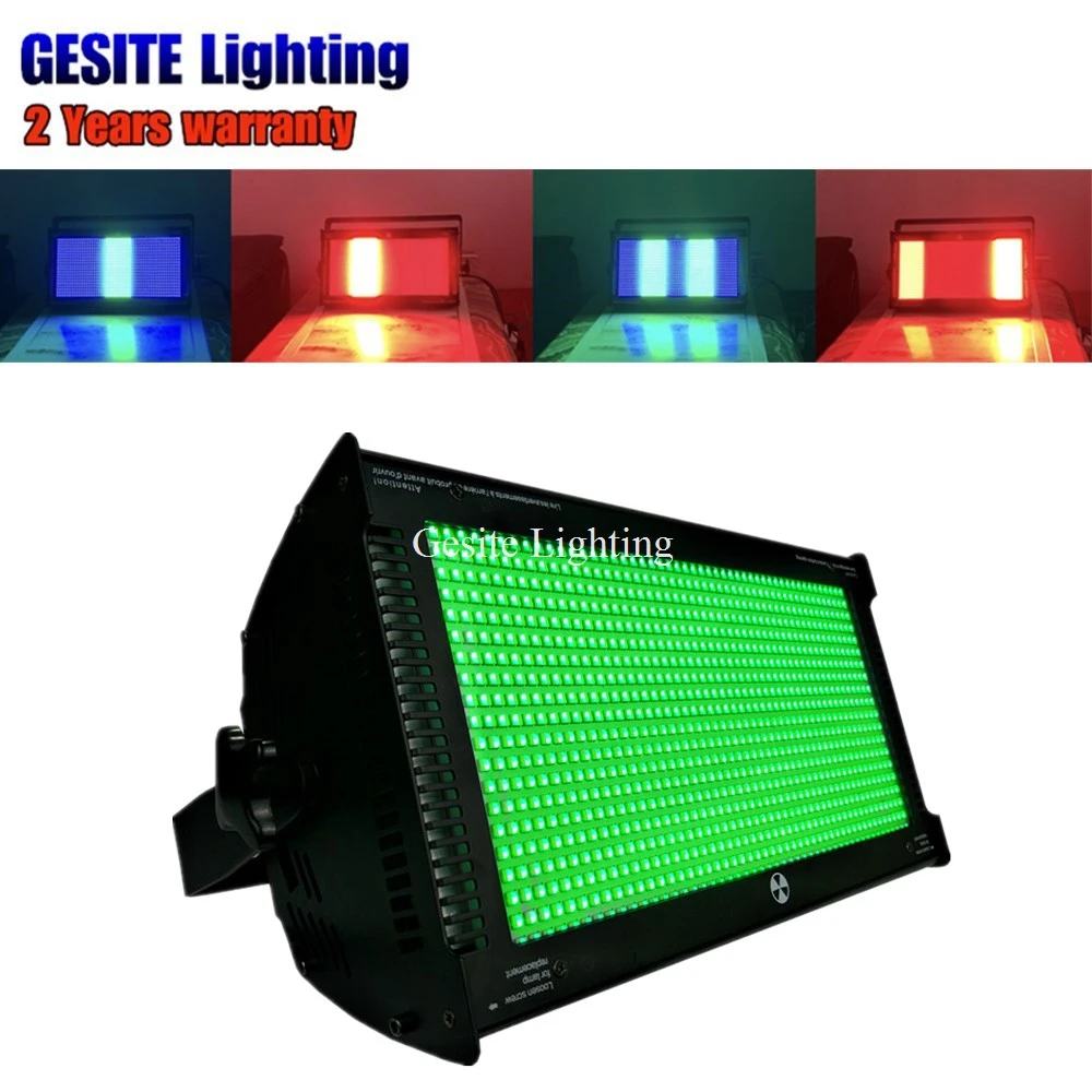 4pcs 1000w super bright stage dmx led light rgb led strobe lighting indoor party dj ktv room decoration flash light