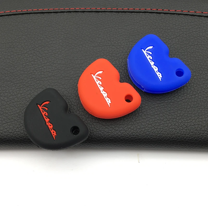 2018 Hot Sale Silicone Rubber Key Case Cover for Vespa Enrico Piaggio GTS300 946 LX150 Fly 125 3vte Gts 200 Motorcycle Key Bag