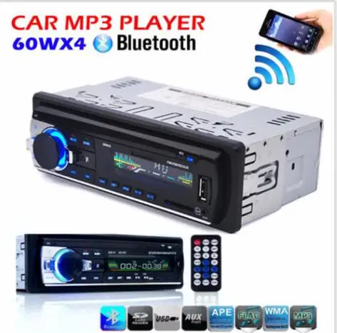 Bluetooth In Dash DVD MP3 CD SD FM Car Player USB SD AUX Receiver Audio Stereo