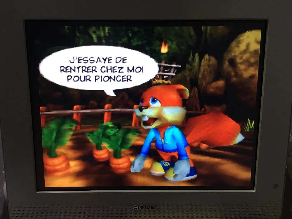 64Bit Games ** Conker\'s Bad Fur Day ( French Language in NTSC USA Version!! )