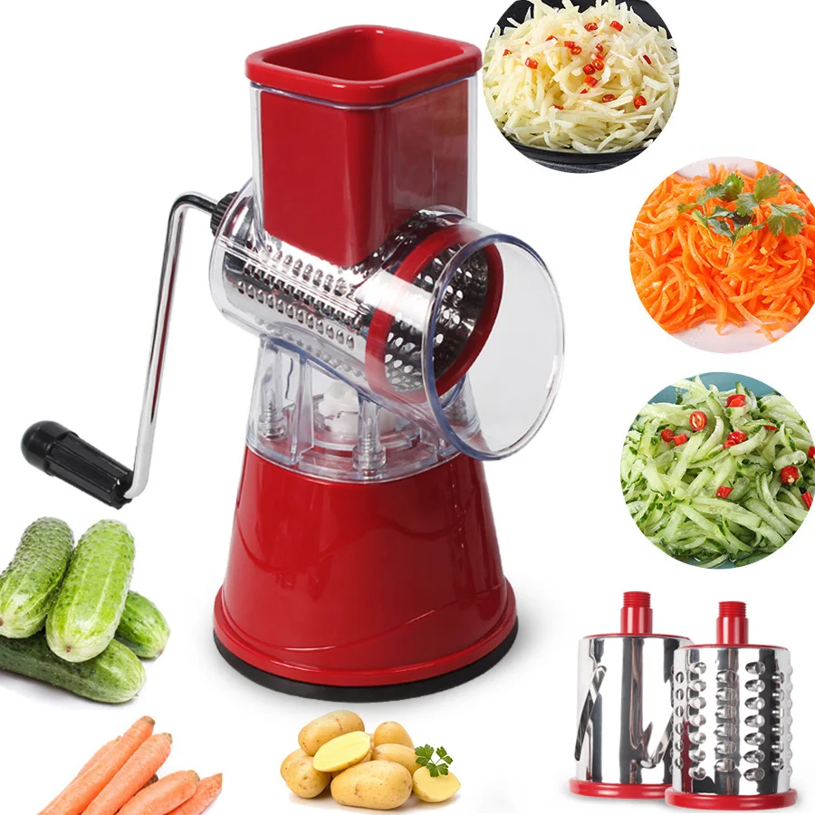 Round Vegetable Cutter and Grater Tool