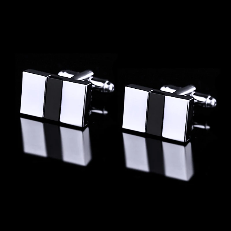 KFLK Jewelry shirt cufflink for mens Brand Black cuff link wholesale Button male High Quality Luxury Wedding Groom guests