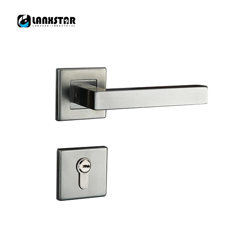 

Professional Door Lock Factory Wholesale Stainless Steel Locks Room Door Split Lock Modern Wire Drawing Door-locks