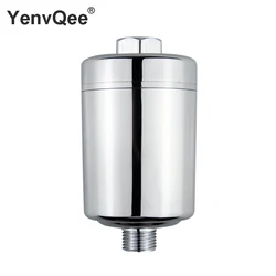 High flow replaceable universal KDF Shower Water Filter for bathroom beauty skin heavy metal chlorine impurities removal