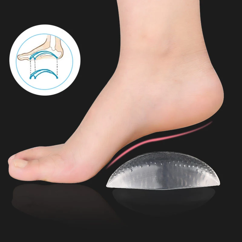 1pair Arches Orthotic Arch Support Foot Insole Brace Flat Feet Insoles Relieve Pain Shoes Orthotic Foot Care Pad Silica Gel image 6