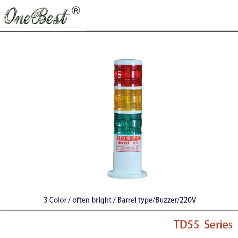 HNTD ledes Szemafor 24V Rendőrségi besúgó Előzetes értesítés ligh semaphores TD55 Puskacső típusa 3 színben Nem egyszer Derült CNC gépi szerszámok Villanyégő hotsale értékesítési